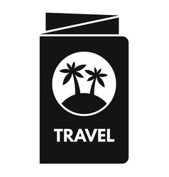 Travel Ticket Label Icon Simple Family