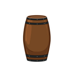 Wood Barrel Wine Cartoon