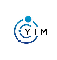 Yim Letter Technology Logo Design On White