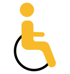 Hotel Wheelchair Places On A White Background