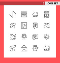 Set 16 Commercial Outlines Pack For Treasure