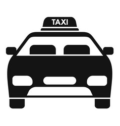 Taxi Car Travel Icon Simple Airport