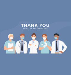 Thank You Doctors Brave Healthcare Fighting