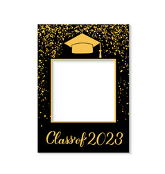 Class Of 2023 Photo Booth Frame Graduation Cap