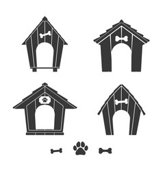 Dog House Silhouettes House