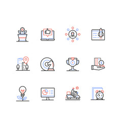 Office Life - Modern Line Design Style Icons