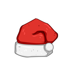 Xmas Hat Santa Cartoon