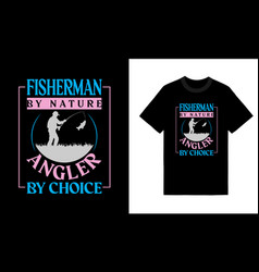 Fishing Typography T-shirt Design