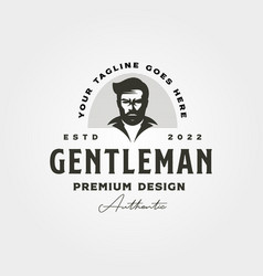 Gentleman Lettering Logo Vintage Design