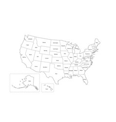 United States Of America Political Map