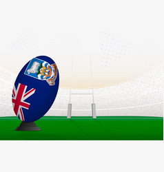 Falkland Islands National Team Rugby Ball On