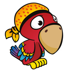 Cute Cartoon Parrot