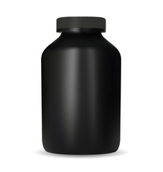 Creatine Nutrition Jar Black Protein Container