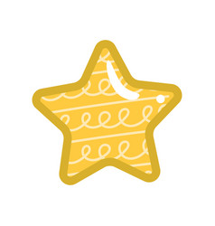 Merry Christmas Yellow Star