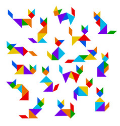 Tangram Cats Set