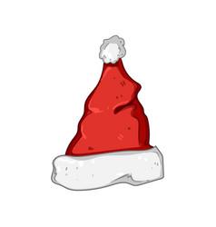 Graphic Hat Santa Cartoon