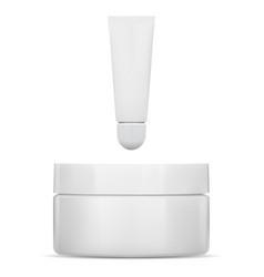 Cream Jar Mockup Face Cosmetic Creme Plastic