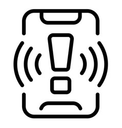 Emergency Mobile Call Icon Outline Service