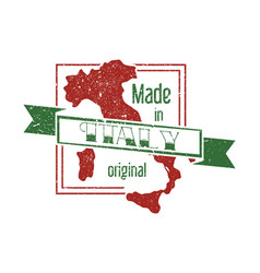 Made In Italy Stamp