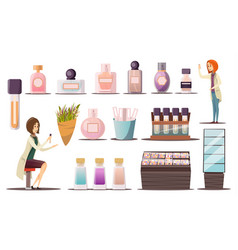 Perfume Shop Icon Set