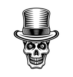 Gentleman Skull In Cylinder Hat