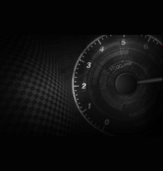 Speed Motion Background With Fast Speedometer Car