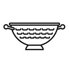 Colander Icon Outline Cook Accessory