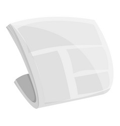 Pile Newspaper Icon Cartoon Style