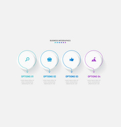 Timeline Infographic With Infochart Modern