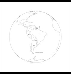 Political Map Of South America