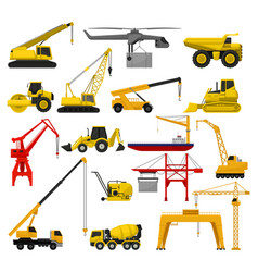 Construction Heavy Machinery With Crane Excavator