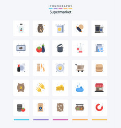 Creative Supermarket 25 Flat Icon Pack