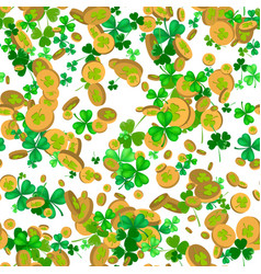 St Patrick Day Abstract Seamless Background