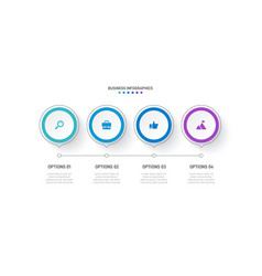 Timeline Infographic With Infochart Modern