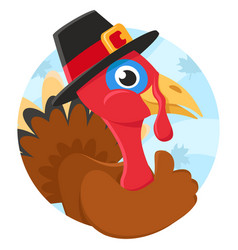 Turkey Bird In A Hat Shows Like Thanksgiving