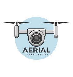 Drone Camera Aerial Videography Flat Design