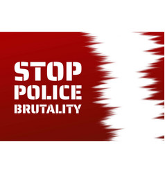 Stop Police Brutality Concept Template