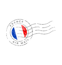 France Postage Mark National Flag Postage Stamp