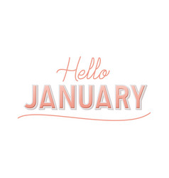 Hello January