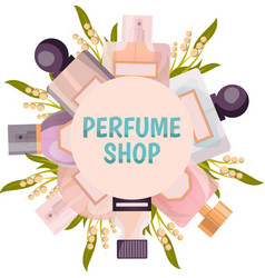 Perfume Shop Frame Background