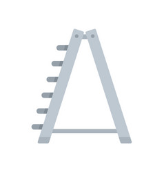 Up Ladder Icon Flat Step Construction