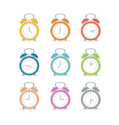 Time clock cartoon Royalty Free Vector Image - VectorStock