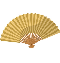 Red folding fan Royalty Free Vector Image - VectorStock