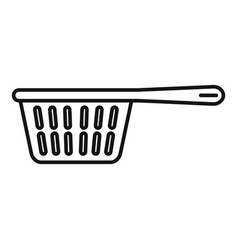 Plastic Colander Icon Outline Cook Element