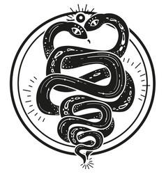 Two Intertwined Snakes Esoteric