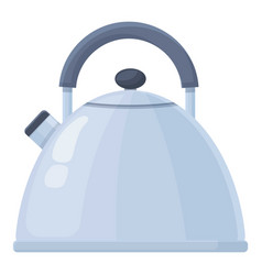 Metal Pot Icon Cartoon Electric Teapot