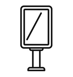 Street Marketing Light Board Icon Outline