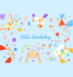 Kids Diy Workshop Child Handmade Teaching