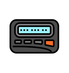 Pager Retro Device Color Icon