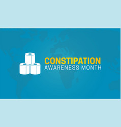 Constipation Awareness Month Background